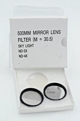 TWO 30.5mm Kalimar KM-500 ND2X & ND4X Lens Filter neutral density ND - Image 1 of 4