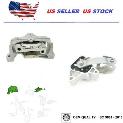 Engine Mount Pair For Mercedes-Benz GLA 45 GLA 250 2015-2020 CLA 250 2015-2019 - Image 1 of 4