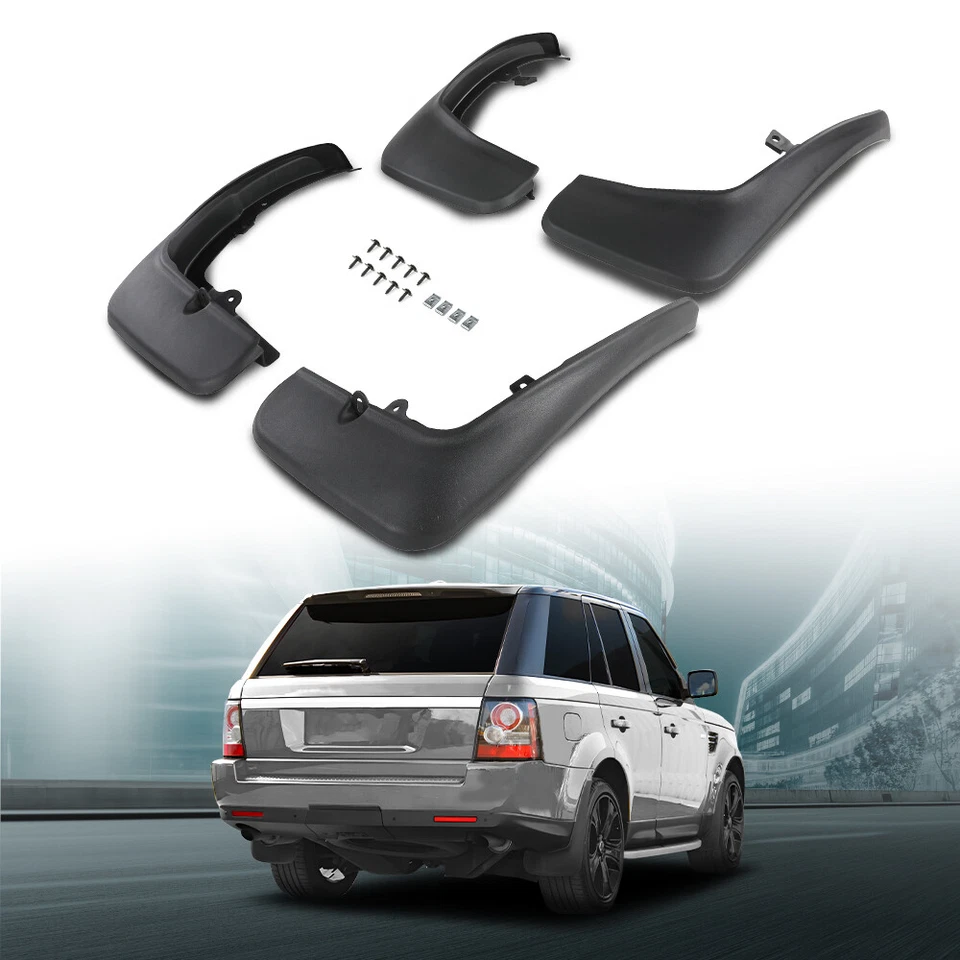 Fit For 2006-2013 Land Rover Range Rover Sport L320 Mud Flaps Splash Guards 4pcs Foto 1 de 4