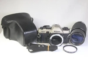 AS IS Nikon FE10 35mm Film Camera Tokina RMC 70-210mm F4 Macro Zoom Lens - Picture 1 of 20