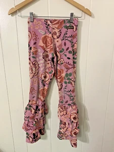 Matilda Jane Just Imagine Odette Bennys Girls Leggings Floral Size 10 Boho - Picture 1 of 4