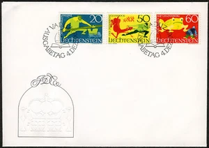 Liechtenstein 1969 Fairy Tales First Day Cover FDC (SC# 458-460) - Picture 1 of 1