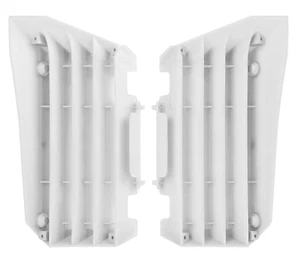 POLISPORT 8455400001 RADIATOR GUARDS WHITE YAMAHA YZ 450 F 2018 - Foto 1 di 1