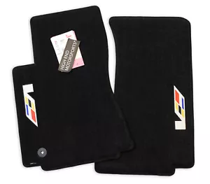 2009-2013 Cadillac CTS-V Sedan Ebony Front Floor Mats Nice Premium 32oz INSTOCK - Foto 1 di 5