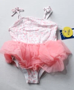 Ruffle Butts Toddler Girls By the Seaside Skirted One Piece AC2 Pink Size 3T NWT - Picture 1 of 3