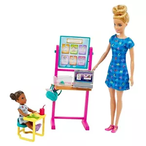 Muñecas Barbie Maestra y Estudiante Mattel con Accesorios Juego | Nuevas En Caja - Imagen 1 de 9