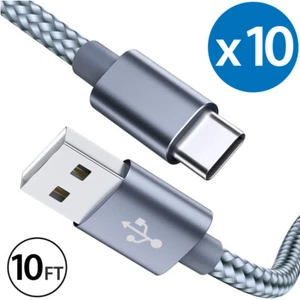 10x For Samsung USB Type C Cable Fast Charging Cord Galaxy S21 S22 S23 A14 A23 - Picture 1 of 7
