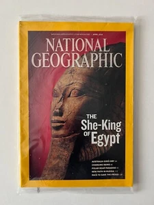 THE SHE-KING OF EGYPT April 2009 NATIONAL GEOGRAPHIC MAGAZINE NEW PARTLY SEALED - Imagen 1 de 2