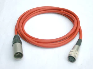 Cable adaptador de paño paño pequeño - XLR 2m cable de micrófono rojo - Imagen 1 de 2