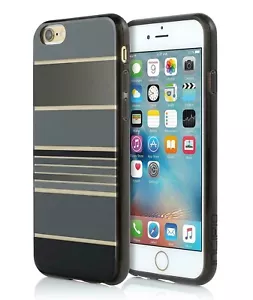 Incipio Design Hard shell Case for iPhone 6/6s - Hensley Stripes on Black - Picture 1 of 3