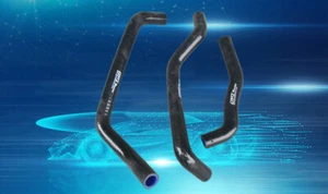 Silicone Coolant Radiator Hose BLACK For 1986 1987 1988 89 Honda TRX250 TRX250R - Imagen 1 de 4