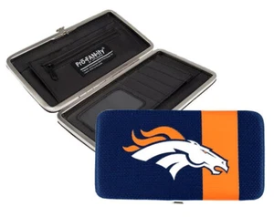 Sale! NFL Denver Broncos Mesh Shell Hard Cover Wallet WH - Bild 1 von 1