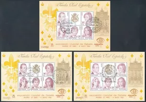 ESPAÑA 1984 - EDIFIL 2754 - 3 HOJAS BLOQUE ESPAÑA'84 - 3 MATASELLOS DISTINTOS - Imagen 1 de 1
