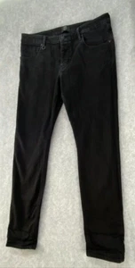 NEUW STOCKHOLM SIZE 36 MENS IGGY SKINNY BLACK DENIM JEANS BUTTON FLY STRETCH MID - Picture 1 of 14