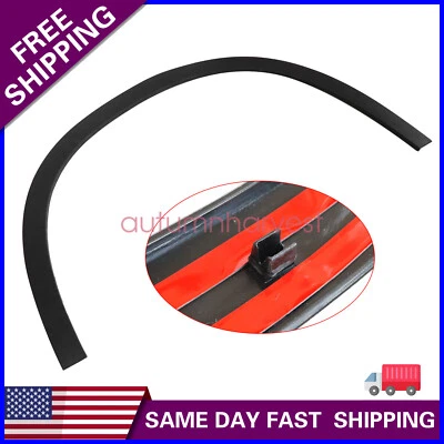 Ajuste Mercedes Benz GLA250 2015-2020 negro guardabarros moldura moldura delantero izquierdo nuevo Foto 1 de 4