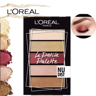 L'Oreal La Petite Palette Eyeshadows - Mini Eyeshadow Palette Cute - Nudist 02 - Image 1 of 4