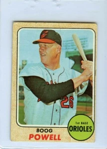 1968 Topps Boog Powell Baltimore Orioles #381 ⭐️👀⭐️ VG - Picture 1 of 2