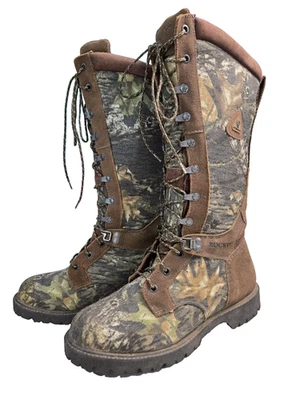 Botas Rocky Pro Lite 16"" Impermeables Aislantes Roble Mossy Camufladas Serpiente Para Hombres 8.5 MW Foto 1 de 4