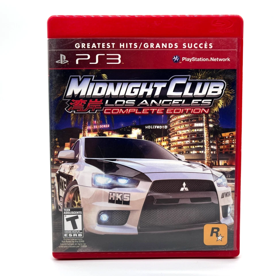 Midnight Club: Los Angeles PS3 Sony PlayStation 3 2008 CIB Complete - Image 1 of 4