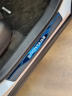For Kia Sportage Steel Blue Accessories Car Door Sill Scuff Cover Plate Prote X4 - Изображение 1 из 4
