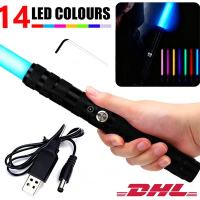 77cm Star Wars FX Lichtschwert Laserschwert mit Soundeffekten 14 Farben RGB LED  - Bild 1 von 4