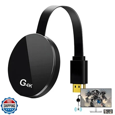 4K Screen Mirroring Adapter, Wireless HDMI Display Dongle Compatible DLNA,Mir - Image 1 of 4