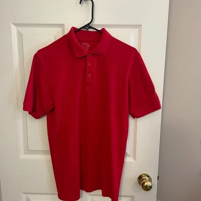 Boy's Red Polo School Uniform Shirt Size: XL/18 Premium Quantity [Pre Owned] - Image 1 of 3