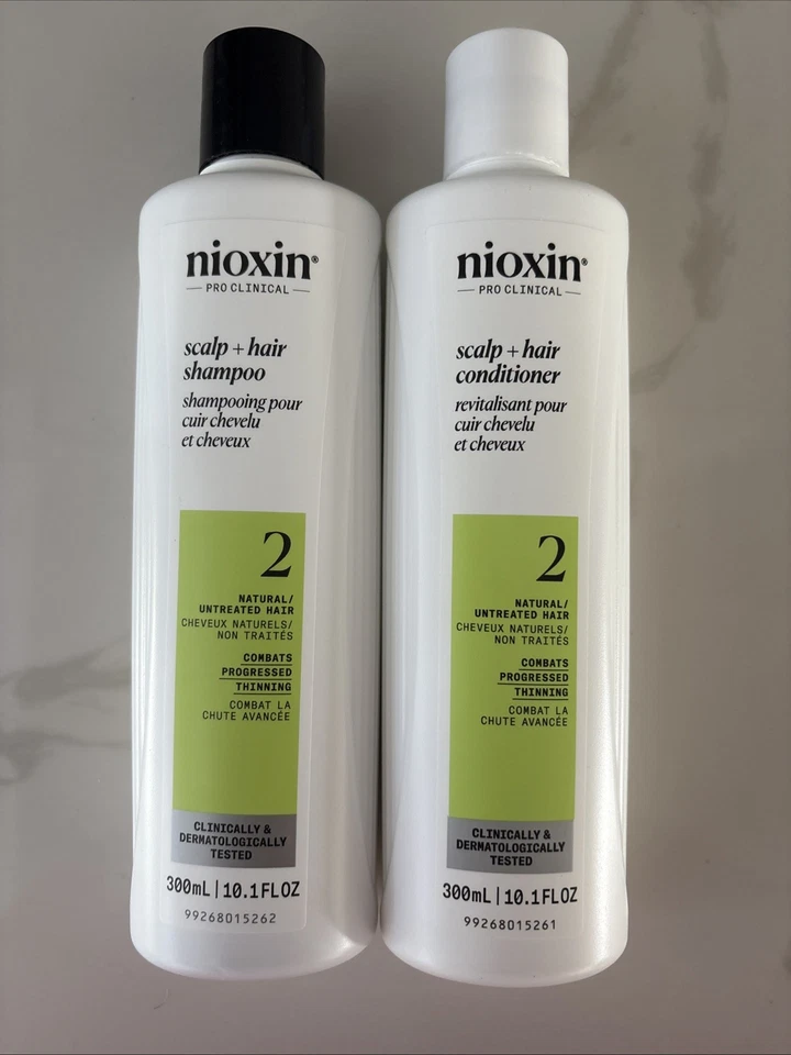 Nioxin System 2 Shampoo + Conditioner Duo 10.1oz Each – NEW - Image 1 of 1