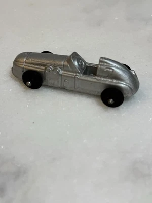 VINTAGE MIDGETOY 3" INDY RACER #7 RACE CAR SILVER ROCKFORD - Image 1 of 4