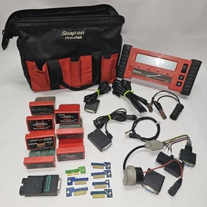 Snap On MT2500 Scanner With Personality Chips & Cartridges BMW GM UNTESTED AS IS - Picture 1 of 18