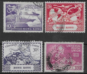 HONGKONG 1949 UPU SET FINE USED - Bild 1 von 1