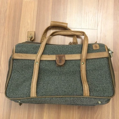 Bolso de Mano Hartmann Tweed Vintage Nogal 20x12x9 FALTA CORREA Foto 1 de 4