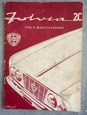 Lancia FLAVIA 2 C Libretto Uso e Manutenzione 1964 - Immagine 1 di 3