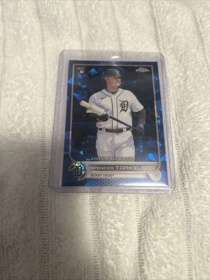 2022 Topps Chrome Update Series Sapphire Edition  Rookie Debut Spencer Torkelson - Image 1 of 2