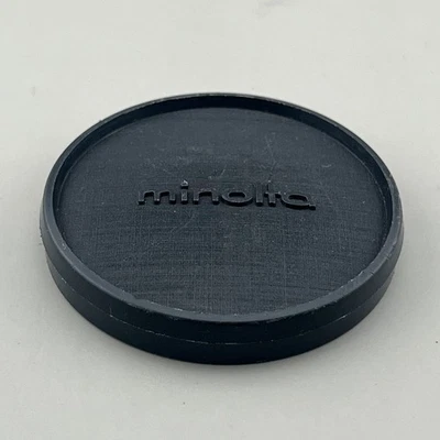 Minolta 57mm Push On Front Lens Cap for 55mm Front Rokkor GENUINE OEM Japan - Image 1 of 4