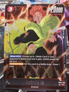 Android 16 FB06-009 SR Fusion World Rivals Clash Dragon Ball Fusion World - Picture 1 of 3