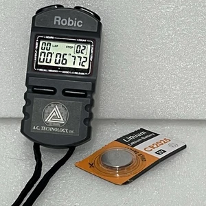 Robic SC-505 Sport Multimode Chronograph 5-Runden Memory Timer Stoppuhr - Bild 1 von 8