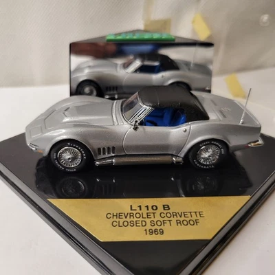 Chevrolet Corvette 1969 Vitesse Models escala 1/43 L110b techo blando cerrado *leer Foto 1 de 4