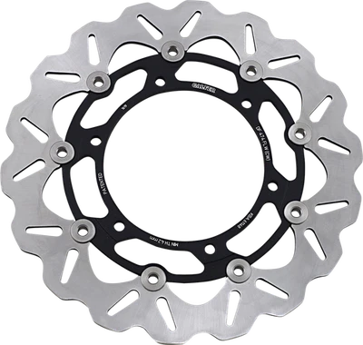 Rotor de onda de freno delantero Galfer - negro - Yamaha DF474CW Foto 1 de 2