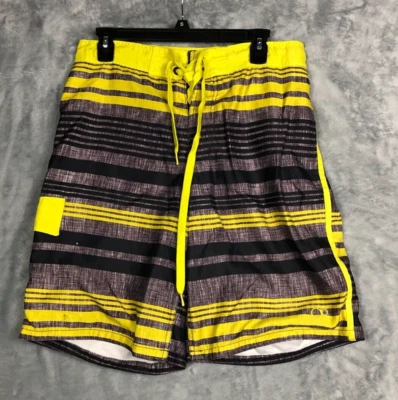 Vintage OP Ocean Pacific Shorts Mens Small 28 30 Black Ocean Pacific Swim Surf - Image 1 of 4