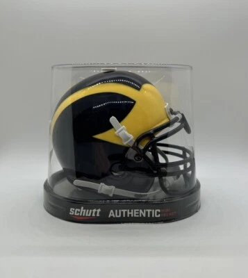 Michigan Wolverines NCAA Schutt Authentic Mini Helmet - Image 1 of 4