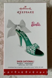 Hallmark Keepsake 2016 Barbie SHOE-SATIONAL Ornament Special Edition New - Picture 1 of 1