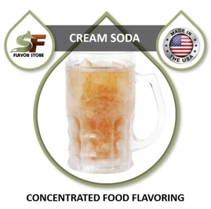 Cream Soda Food Flavor, Flavoring Concentrate 1oz/30ml - 4oz/120ml - Picture 1 of 3