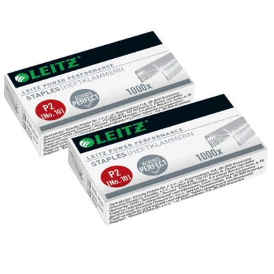2000 x Leitz Heftklammern No.10 Tackerklammern 5577 2 x 1000 Stück