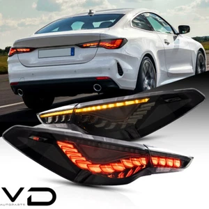 Pair LED Tail Lights For BMW M4 G22 G23 G26 425I 2020-2024 w/Dynamic&Sequential - Picture 1 of 19