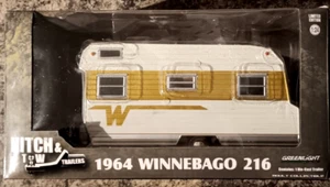 GREENLIGHT DA COLLEZIONE — Rimorchi gancio di traino 1964 Winnebago 216. 1:24 - Foto 1 di 3