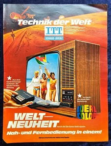 ITT Schaub Lorenz WELTNEUHEIT! Nah-und Fernbedienung originale Werbung aus 1976 - Picture 1 of 1
