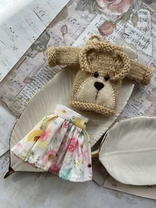 Blythe Puppenkleidung, Blythe Pullover und Rock, Outfit für Puppenpullip - Bild 1 von 6