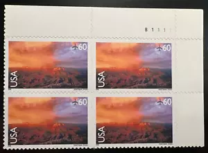 US AIRMAIL #C135 Plate Block of 4 MNH, Perfect!!! - Picture 1 of 1