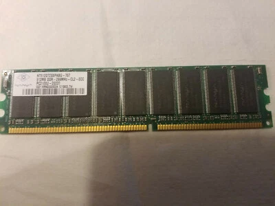 Nanya NT512D72S8PABG-75T 512MB DDR266 PC2100 184pin CL2 Memory Module - Image 1 of 3
